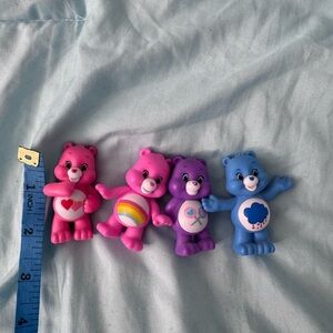 Care Bears Mini Figures – Set of 4 (Approx. 2”)